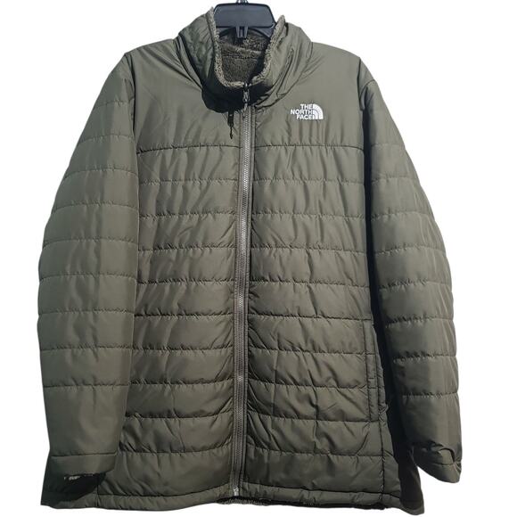 The North Face Mossbud Reversible Jacket Green Size 2X - Picture 1 of 7